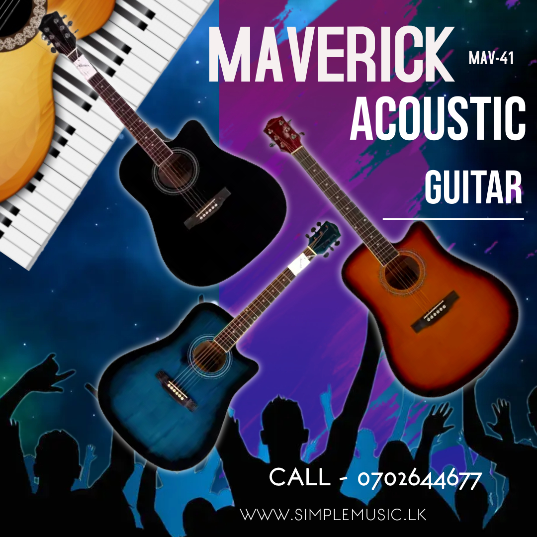 Maverick MAC-41 Cutaway High Gloss Acoustic Guitar